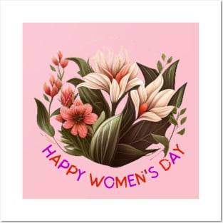 happy women day's Posters and Art